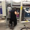 Air handling unit cleaning