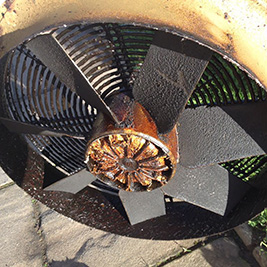 kitchen extraction fan cleaning